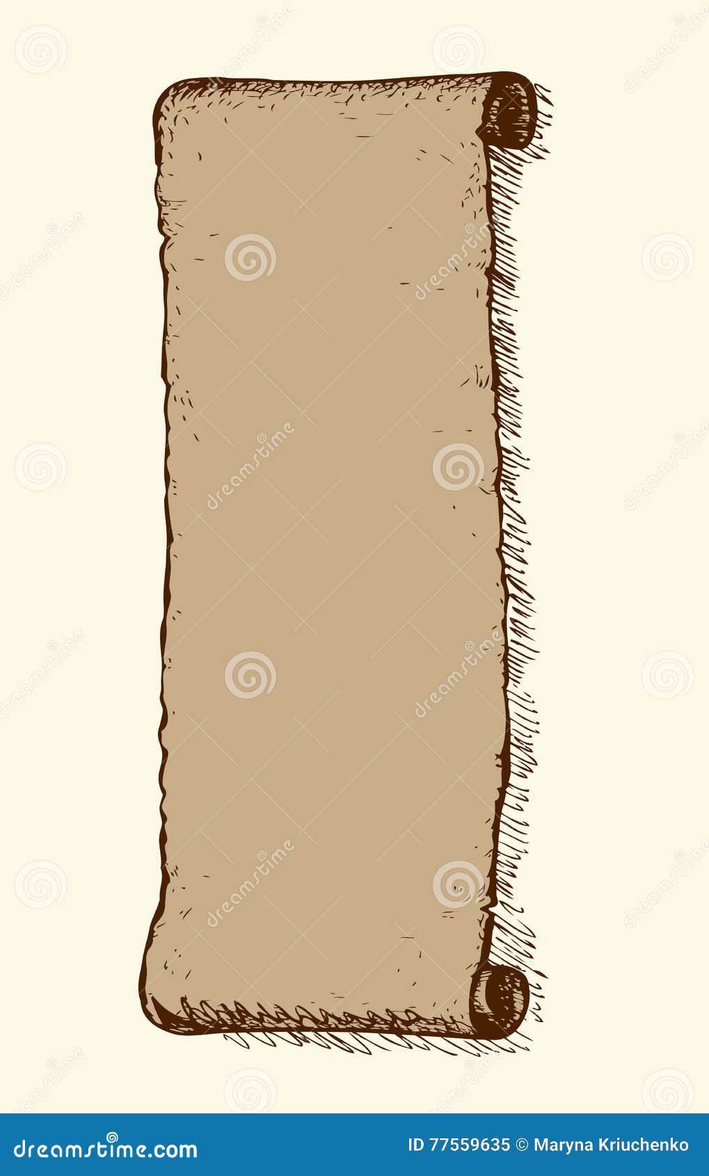 Paper Scroll Banner (PNG Transparent)