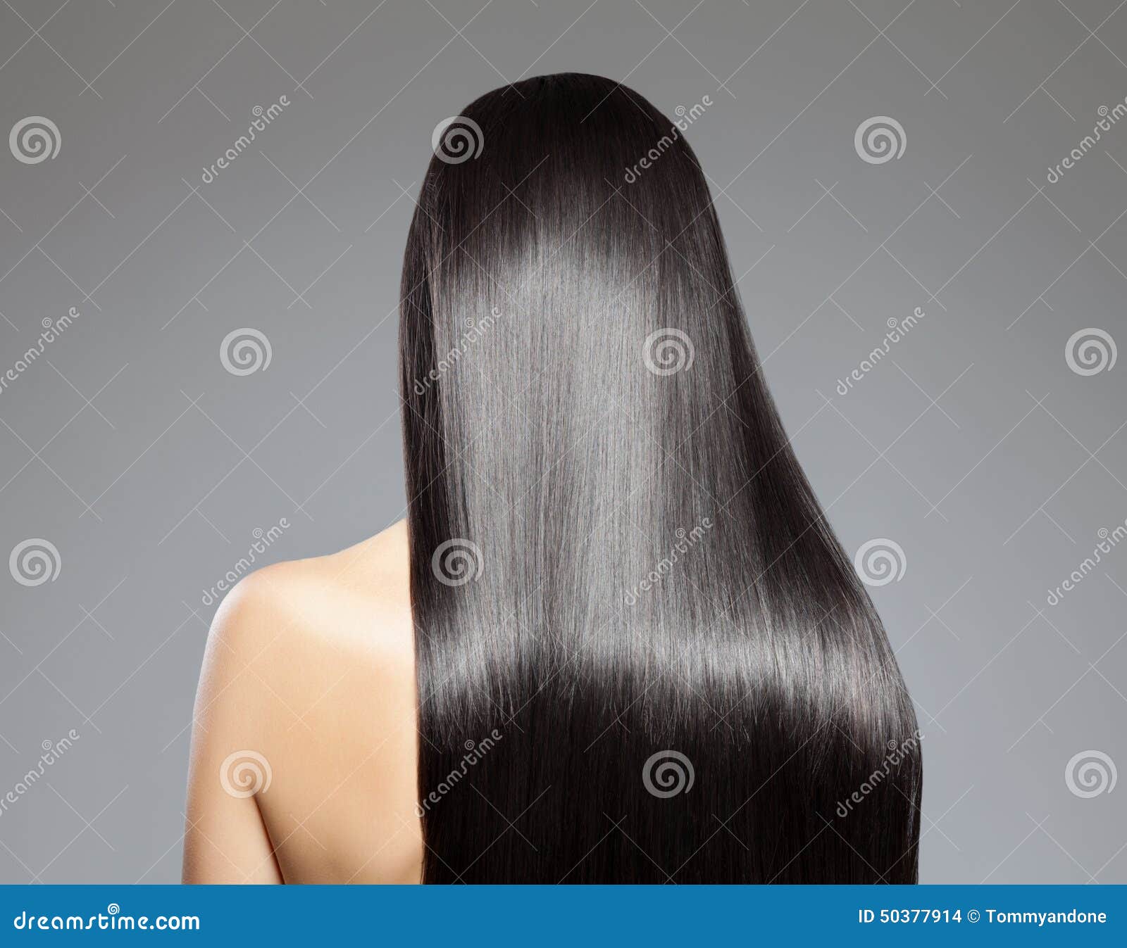 long straight hair