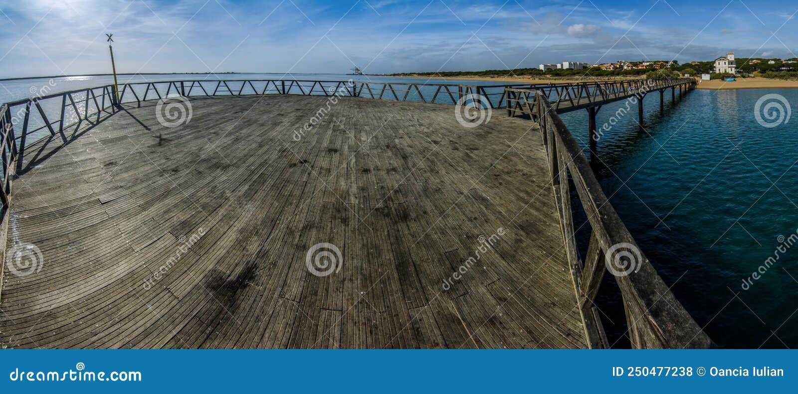 muelle del vigia, mazagon, huelva