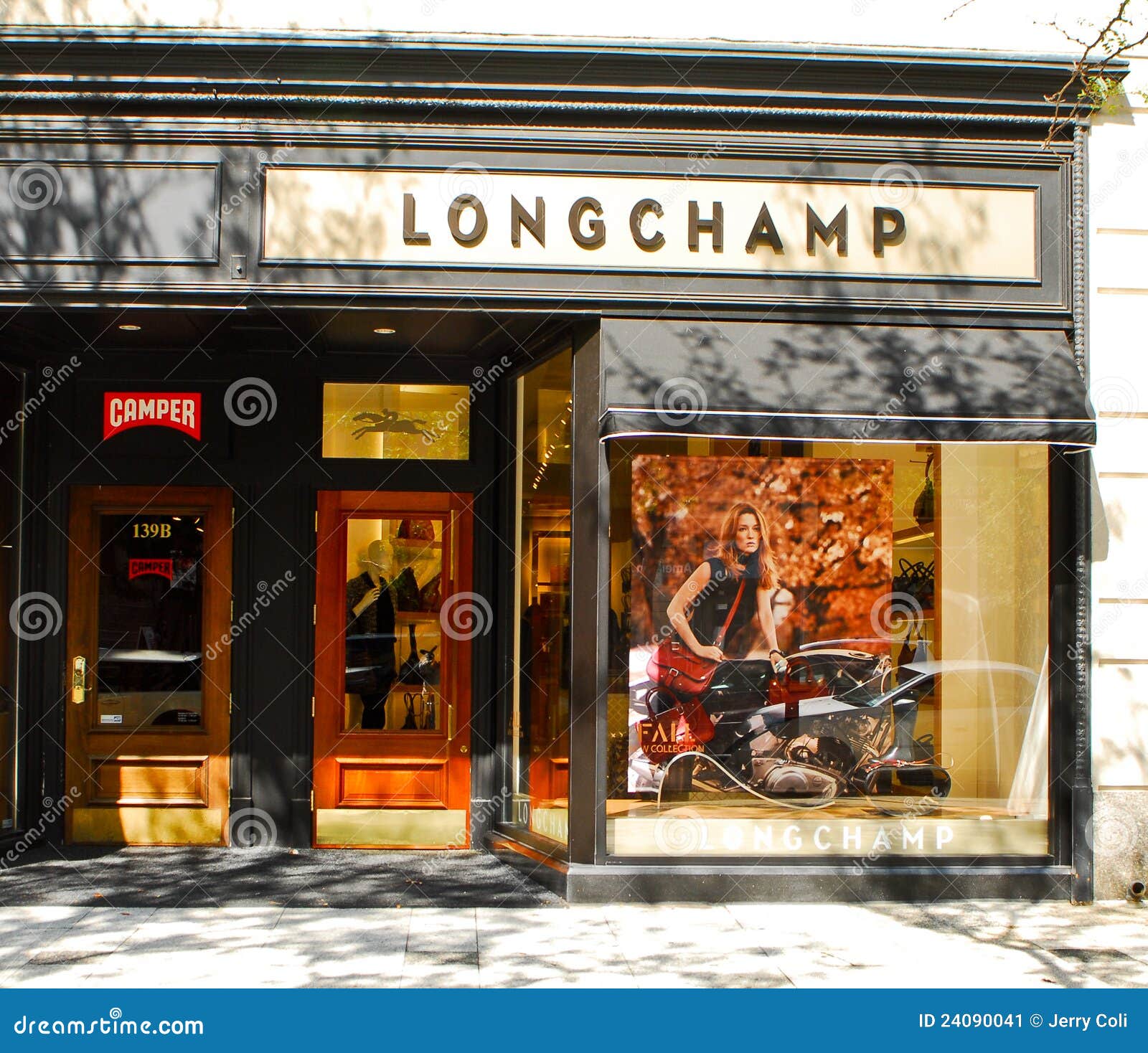 Longchamp -- Newbury St. Boston, MA. Editorial Photo - Image of ...
