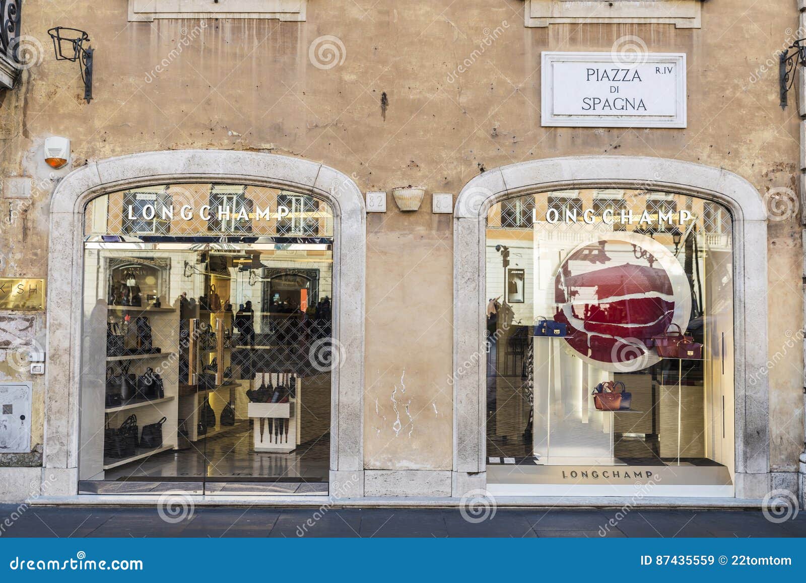 Longchamp Shop In Rome, Italy Editorial 