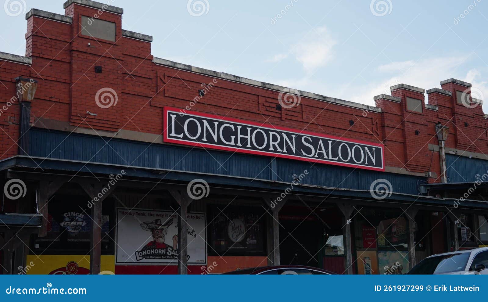 Longhorn Saloon at Fort Worth Stockyards in the Historic District