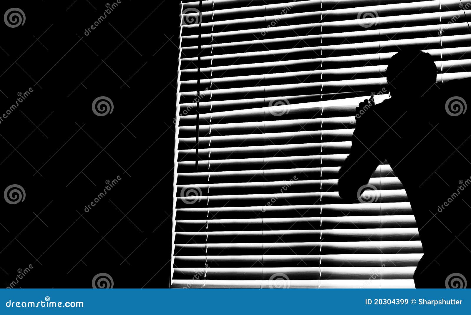Look Through The Blinds Royalty Free Stock Images Image 20304399