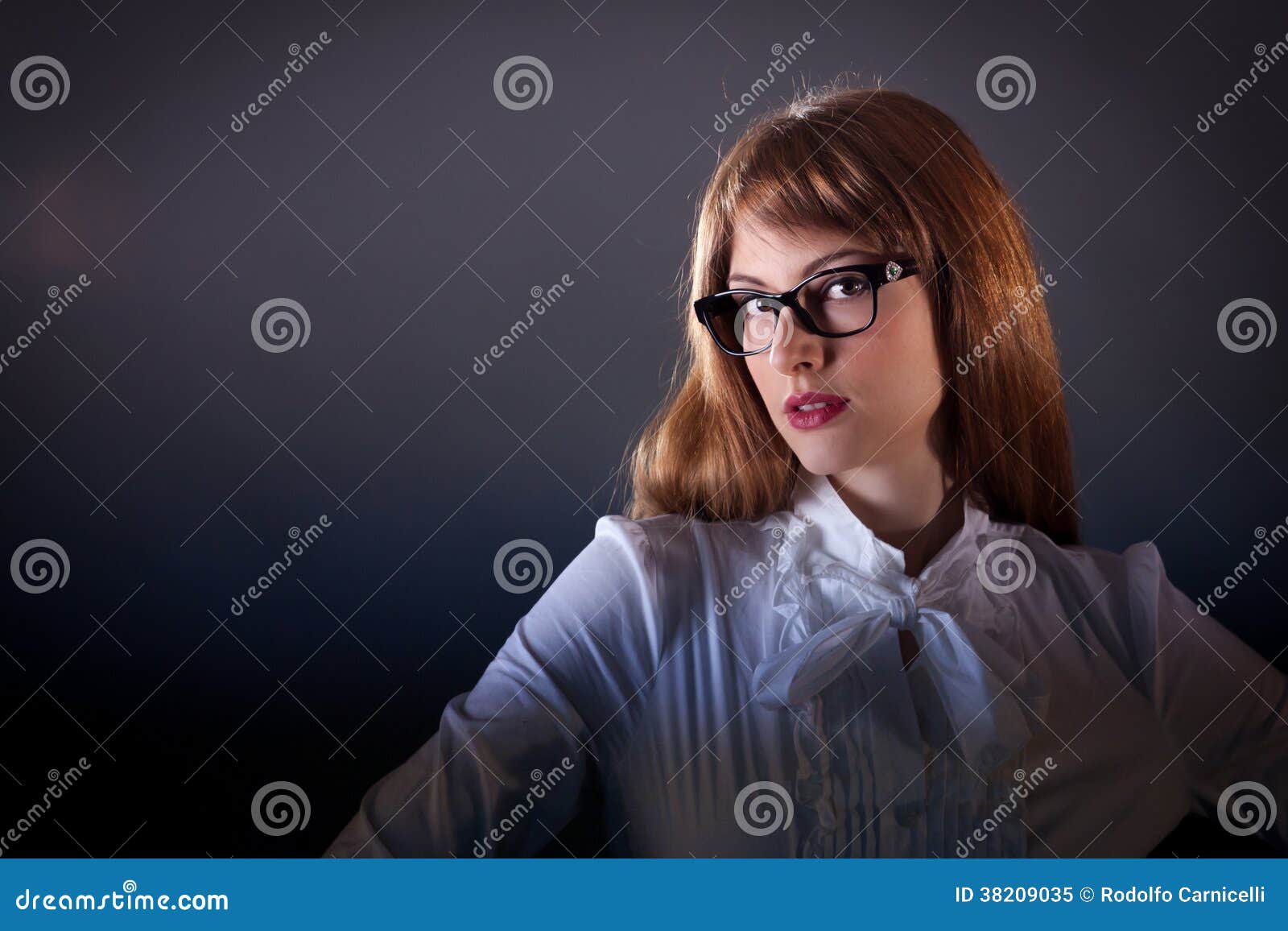 a beautiful young girl with sunglasses