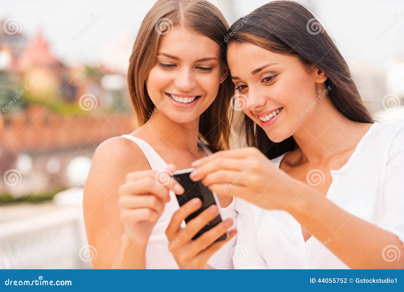 Look at this! stock photo. Image of life, mobile, showing - 44055752