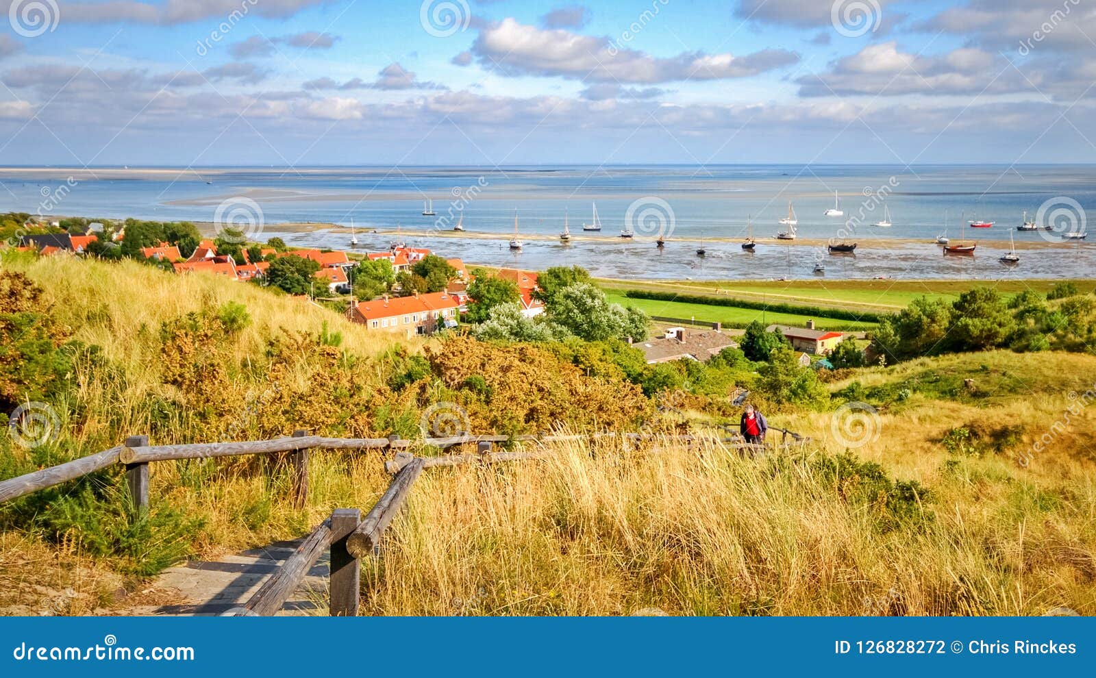 looking across the wadden sea from vlieland