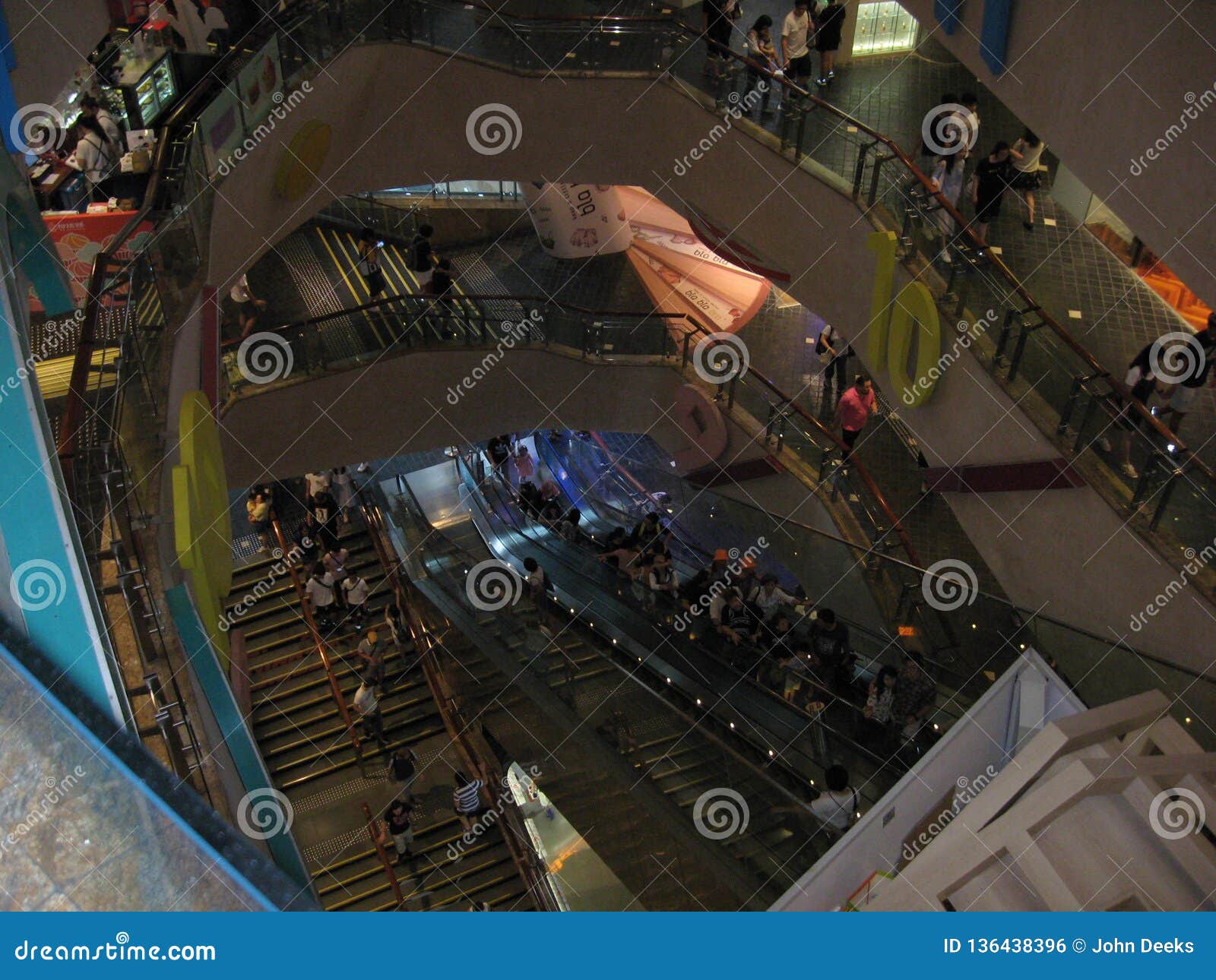 Inside The Langham Place Shopping Mall, Mong Kok, Hong