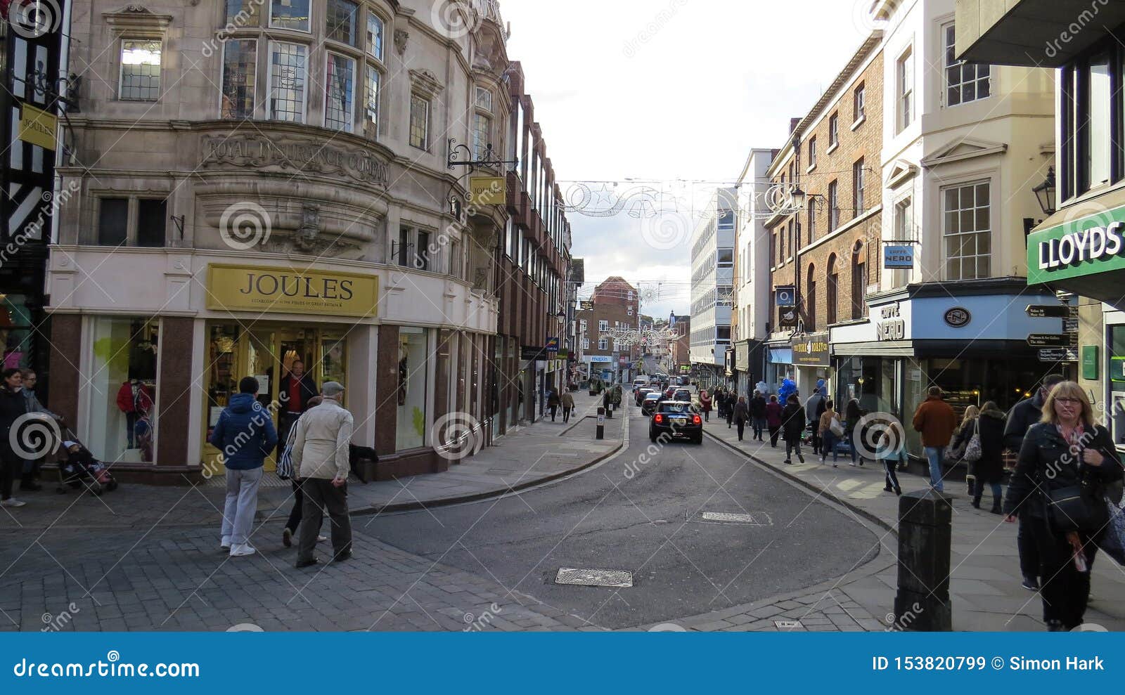 Mardol Head in Shrewsbury Shropshire Editorial Stock Image Image of