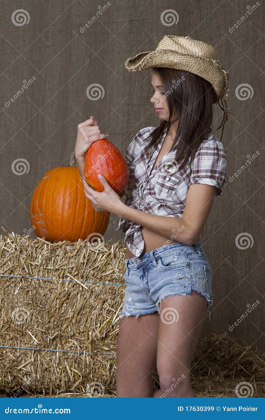 Looking at her squash stock image. Image of nutrition 17630399