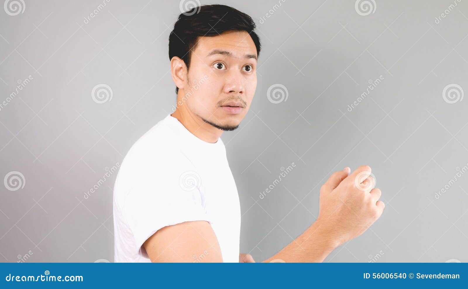 Looking Out As He Accidently Meet Someone. Stock Photo - Image of ...