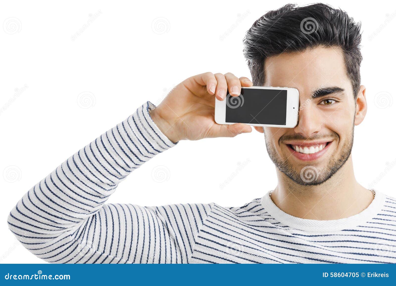 Looking and Showing Something on Phone Stock Image - Image of taking ...