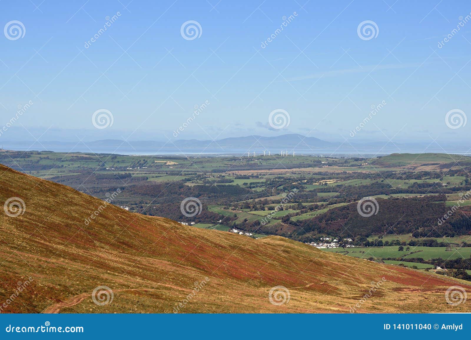 looking to criffel over the solway firth