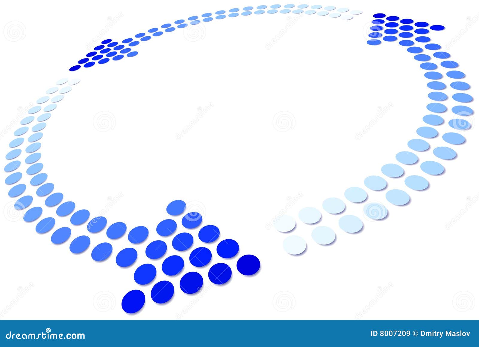 Loop stock vector. Illustration of loop, repeat, pointer - 8007209
