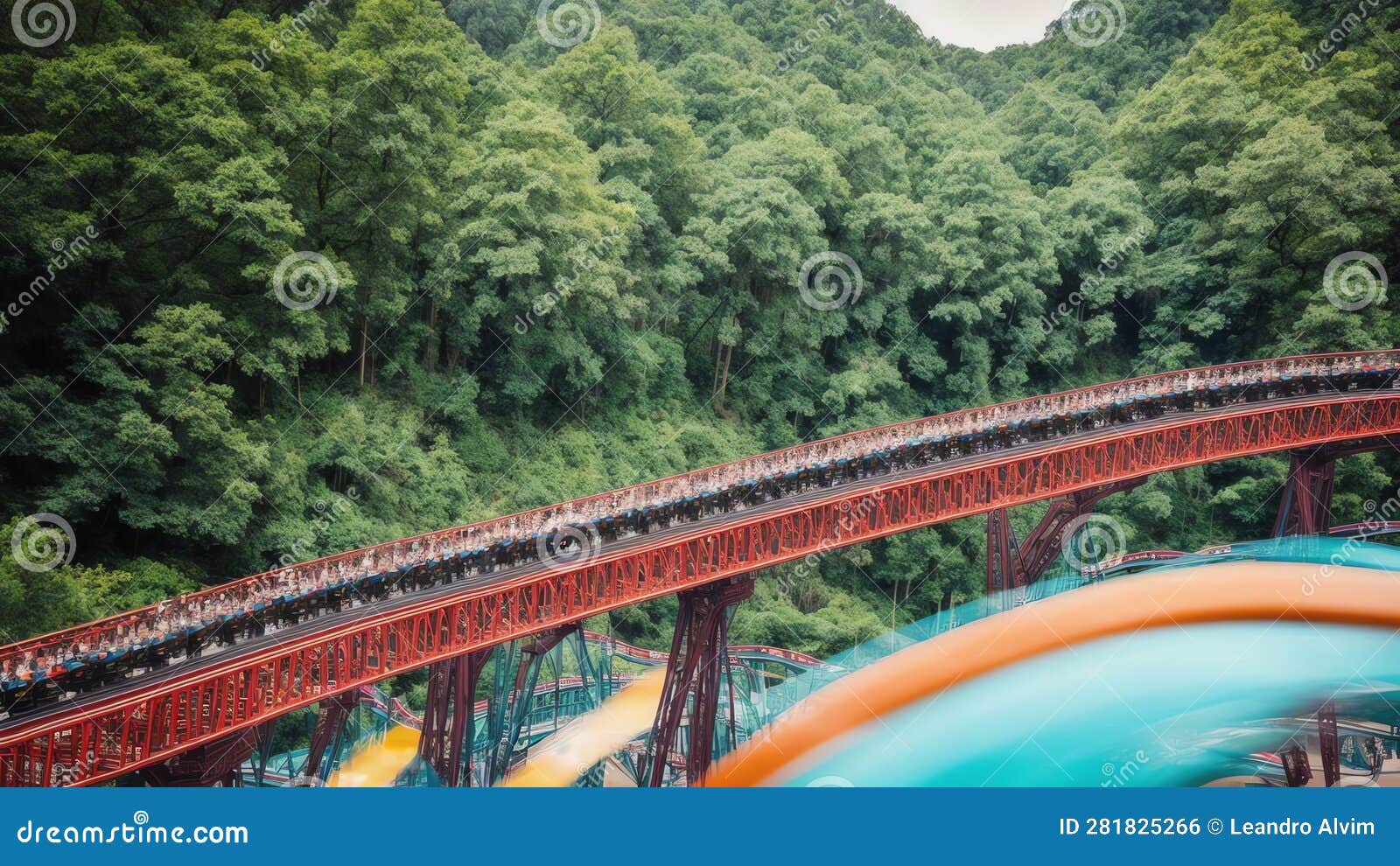 looping thrills a heart pounding roller coaster adventure for national roller coaster day.ai generated