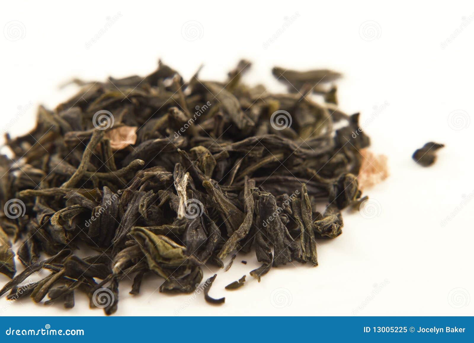 Loose Leaf Green Tea Leaves Stock Image Image of close, background