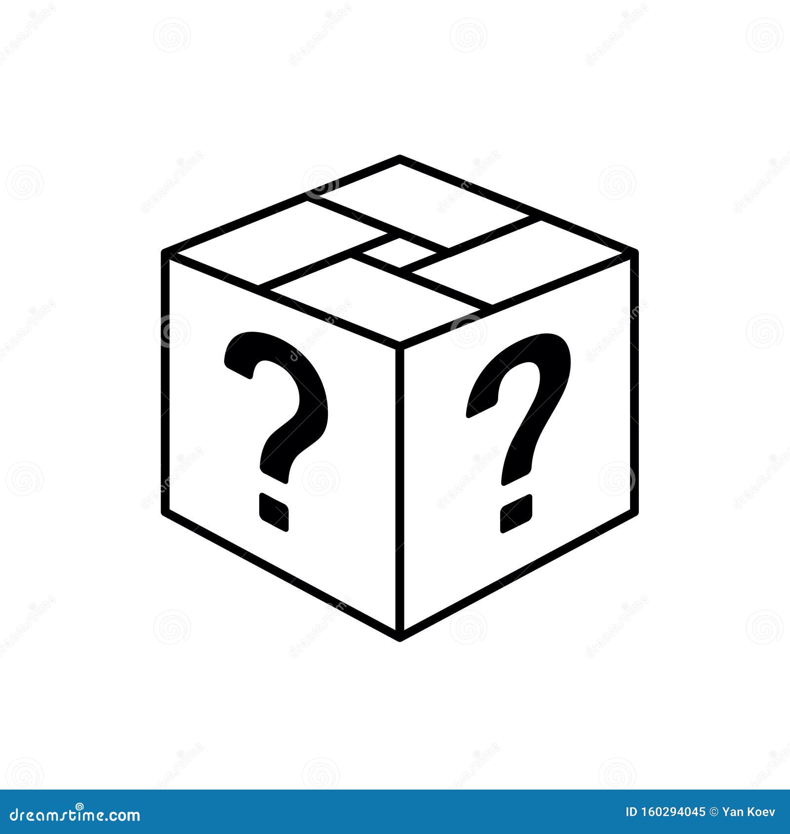 Loot Box Icon Square Cube Outline Box With Question Marks Surprise Gift Symbol Stock Vector Illustration Of Block Chest Loot Box Icon Square Cube Outline Box With Question Marks Surprise Gift Symbol Stock Vector Illustration Of Block Chest
