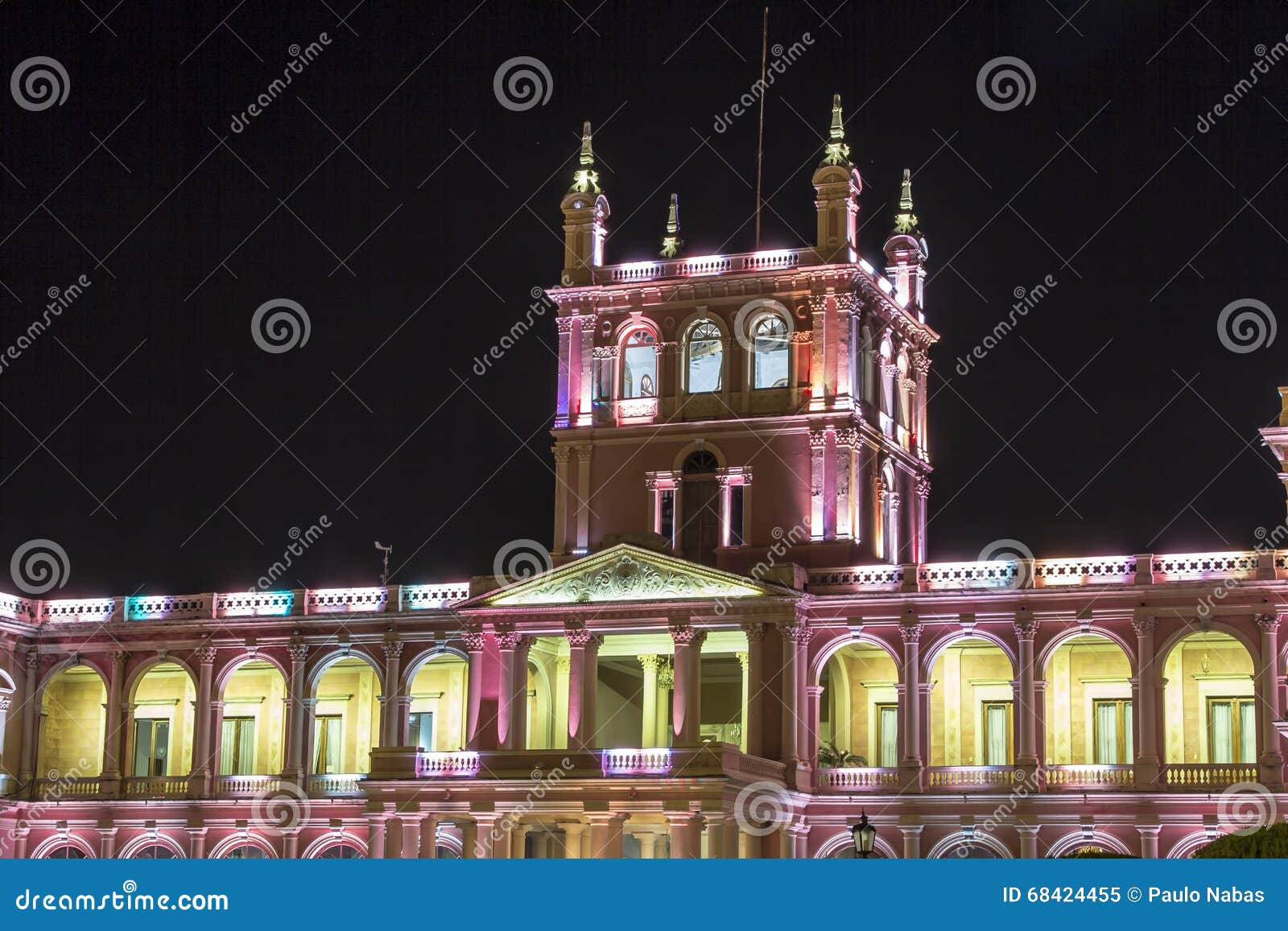 lopez presidential palace. asuncion, paraguay capital