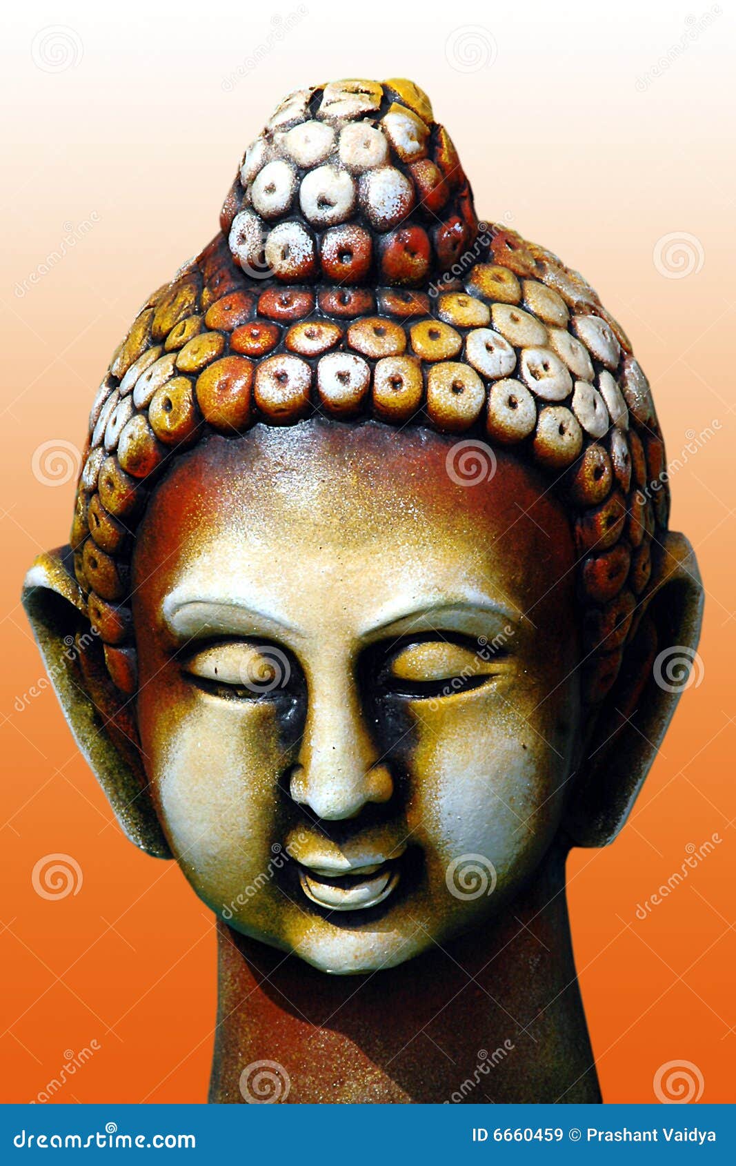 buddha clay model