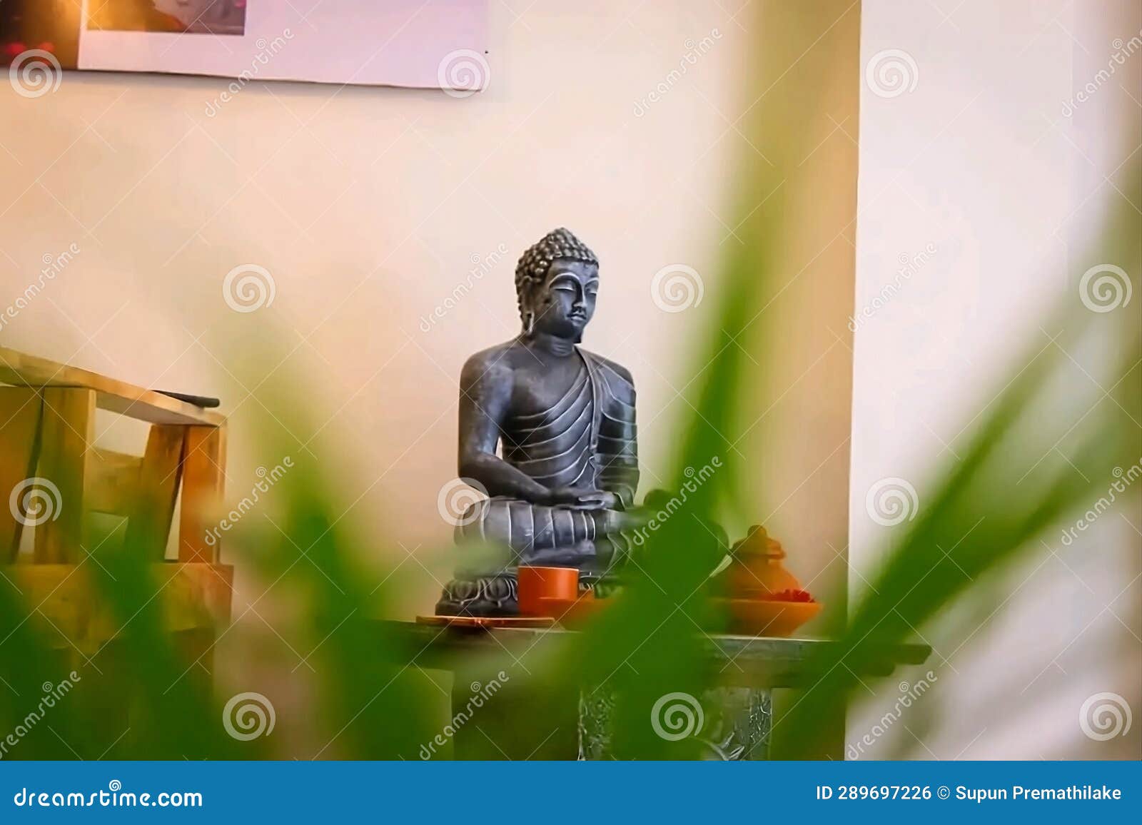 Lord Buddha Statue in a Home Stock Photo Image of mind, buddha 289697226