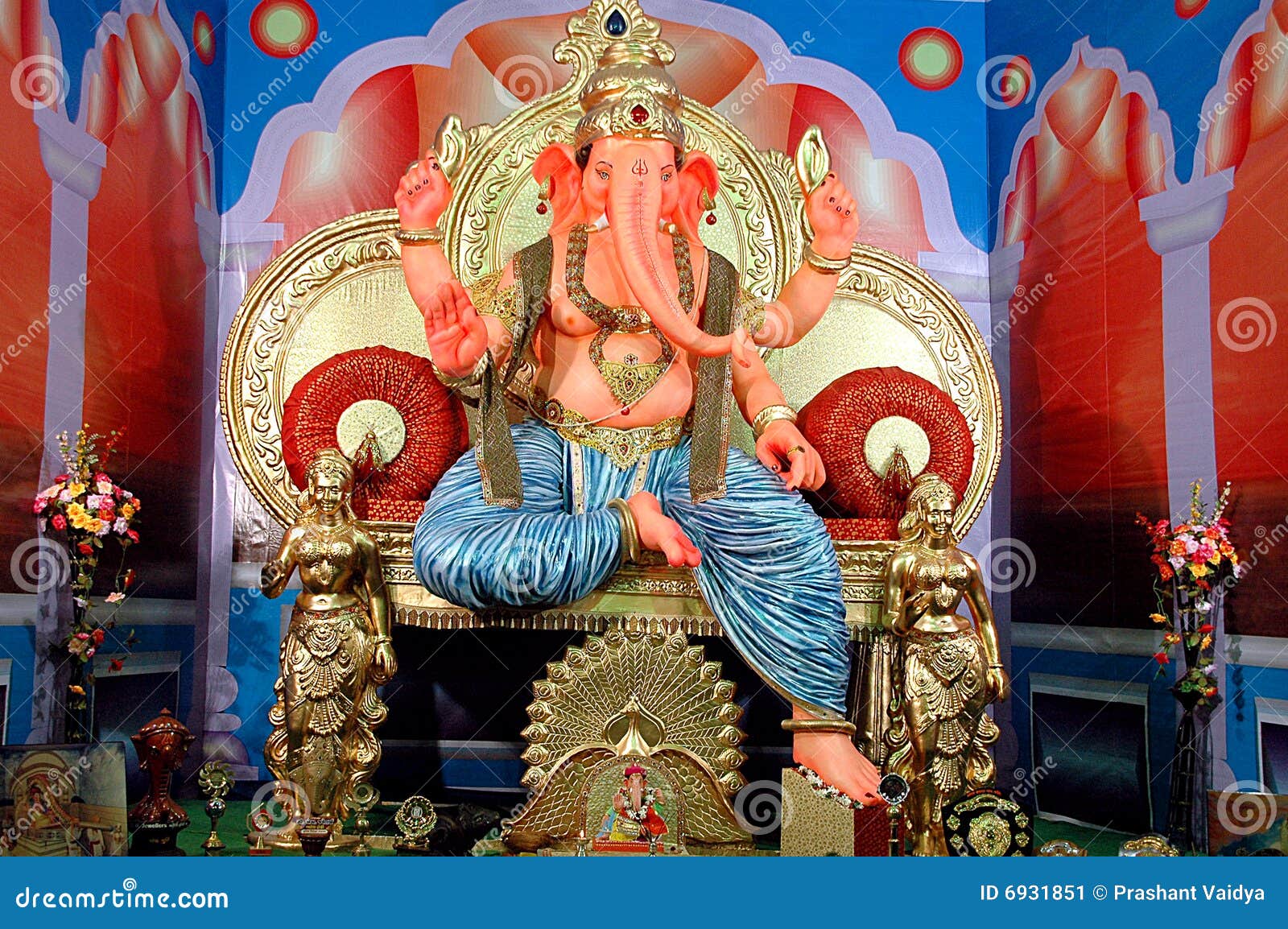Lord ganesha stock image. Image of hindu, colors, lord - 6931851