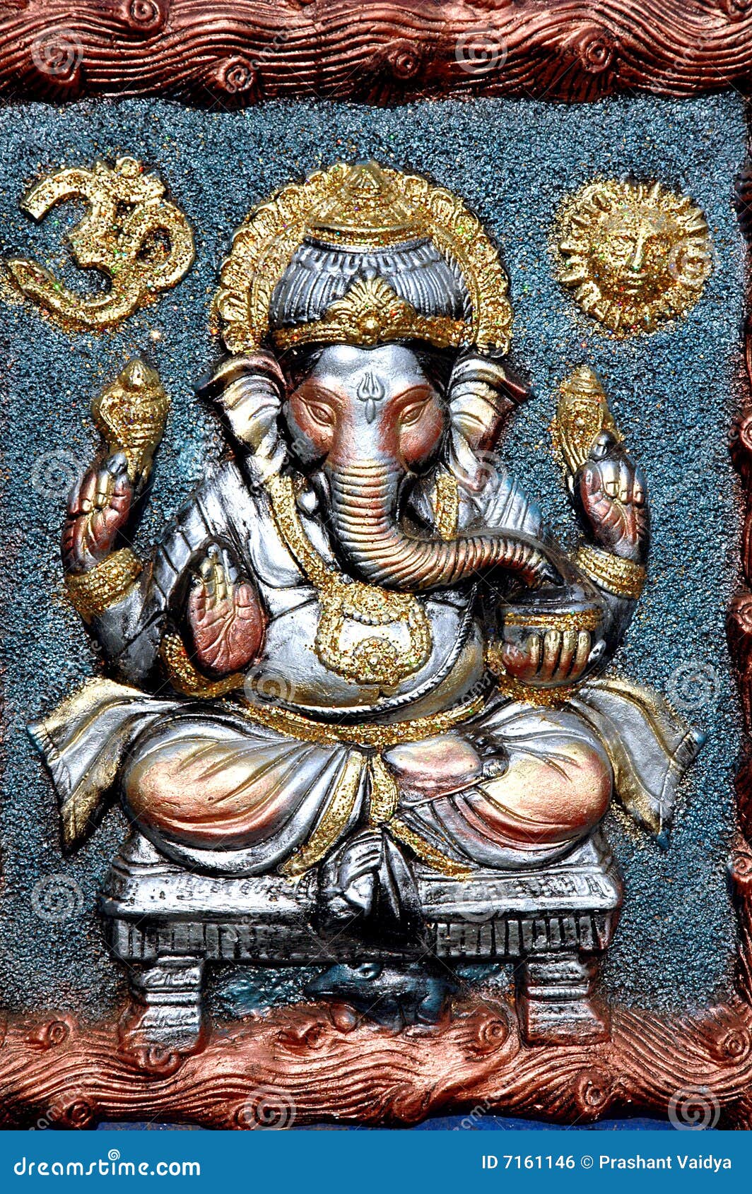 Lord Ganesha clay idol stock photo. Image of fair, clay 7161146