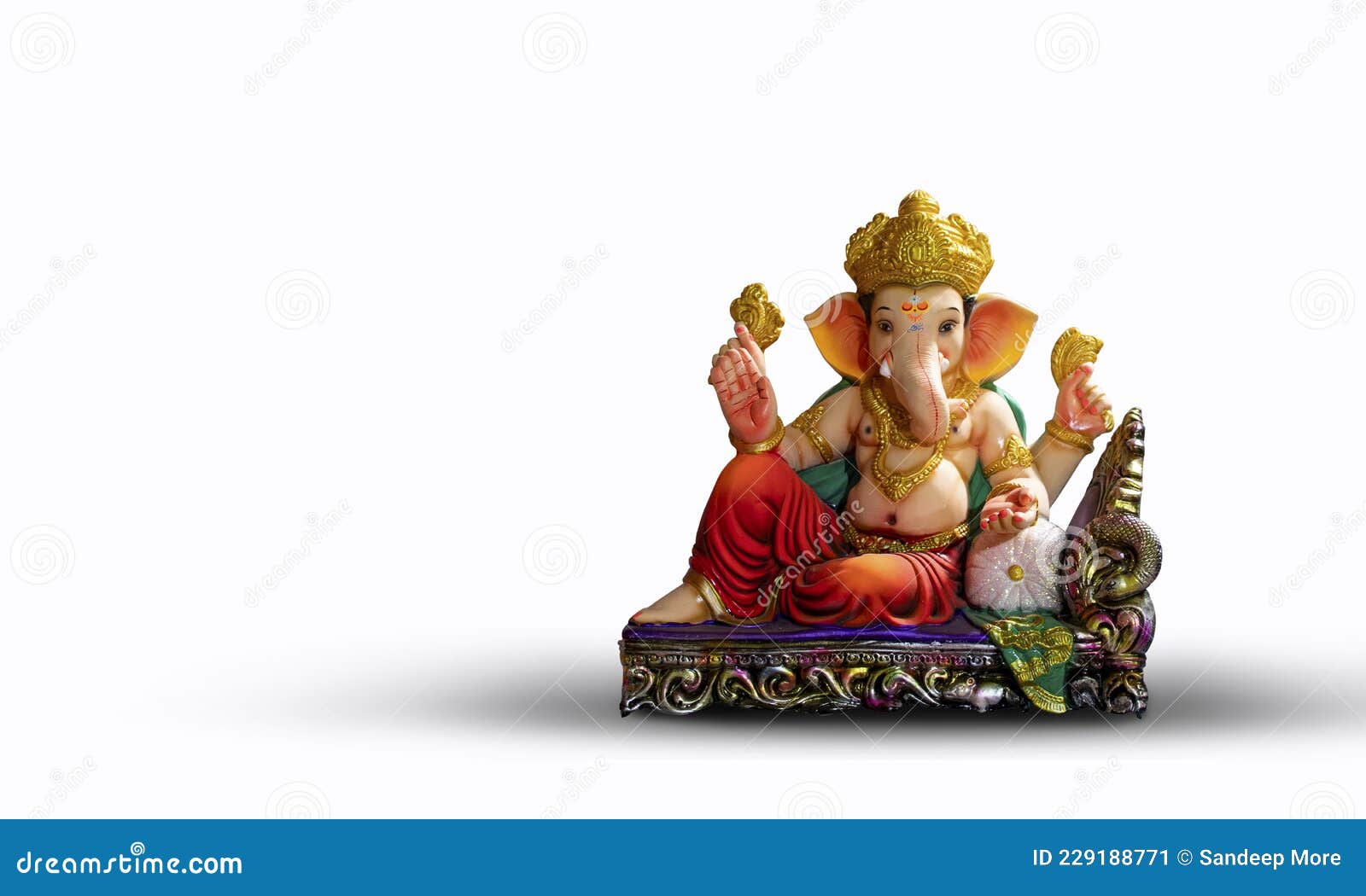 Lord Ganpati, Happy Ganesh Chaturthi ,Ganpati on White Background Stock  Image - Image of ganapati, puja: 229188771