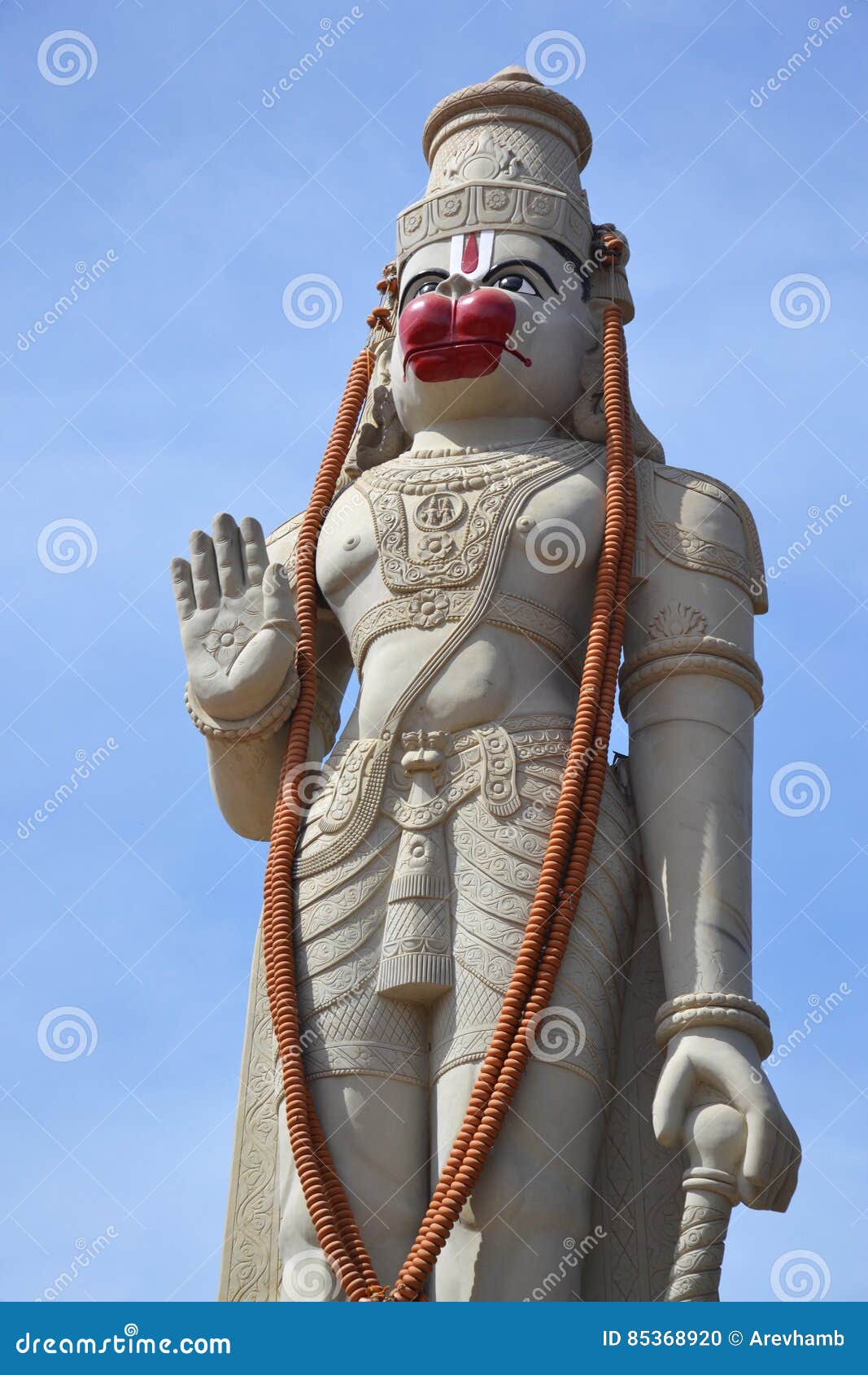 Lord Hanuman statue stock photo. Image of important, hanuman 85368920