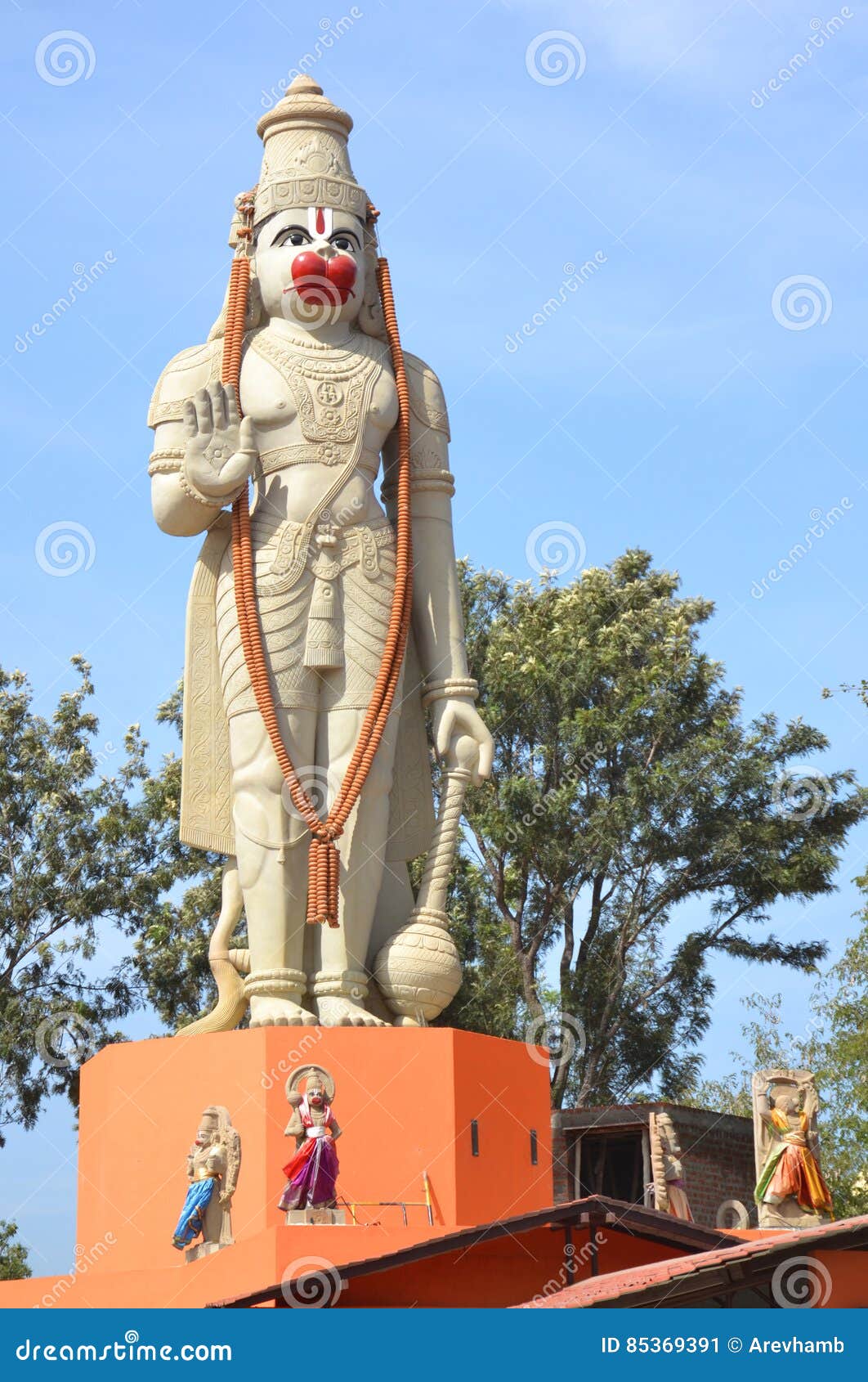 Lord Hanuman statue stock image. Image of ramayana, indian 85369391