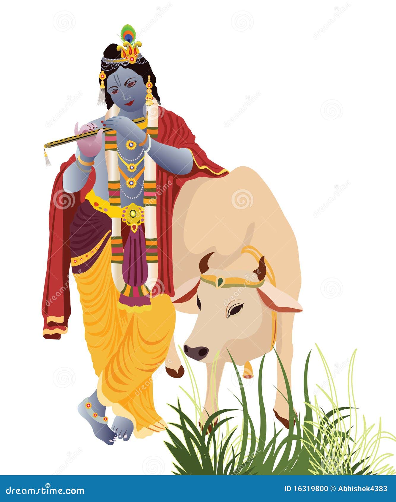 Lord Krishna Cow Stock Illustrations – 116 Lord Krishna Cow Stock  Illustrations, Vectors & Clipart - Dreamstime