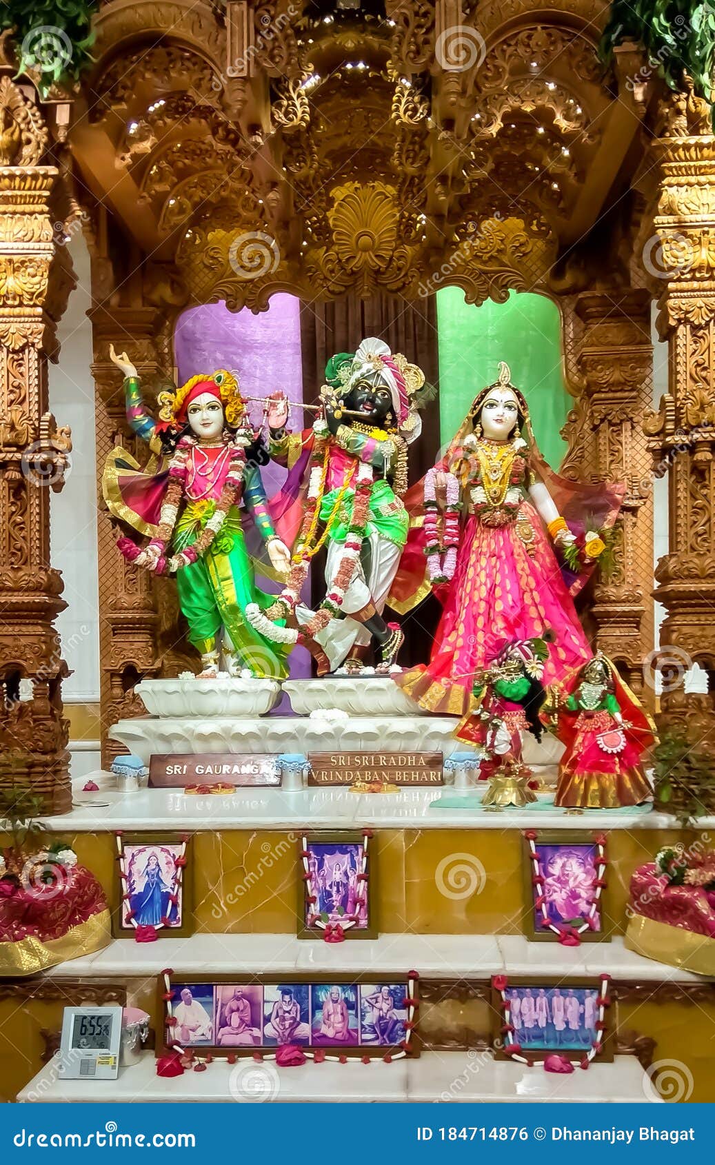 Lord Krishna and Radha. stock photo. Image of happy - 184714876