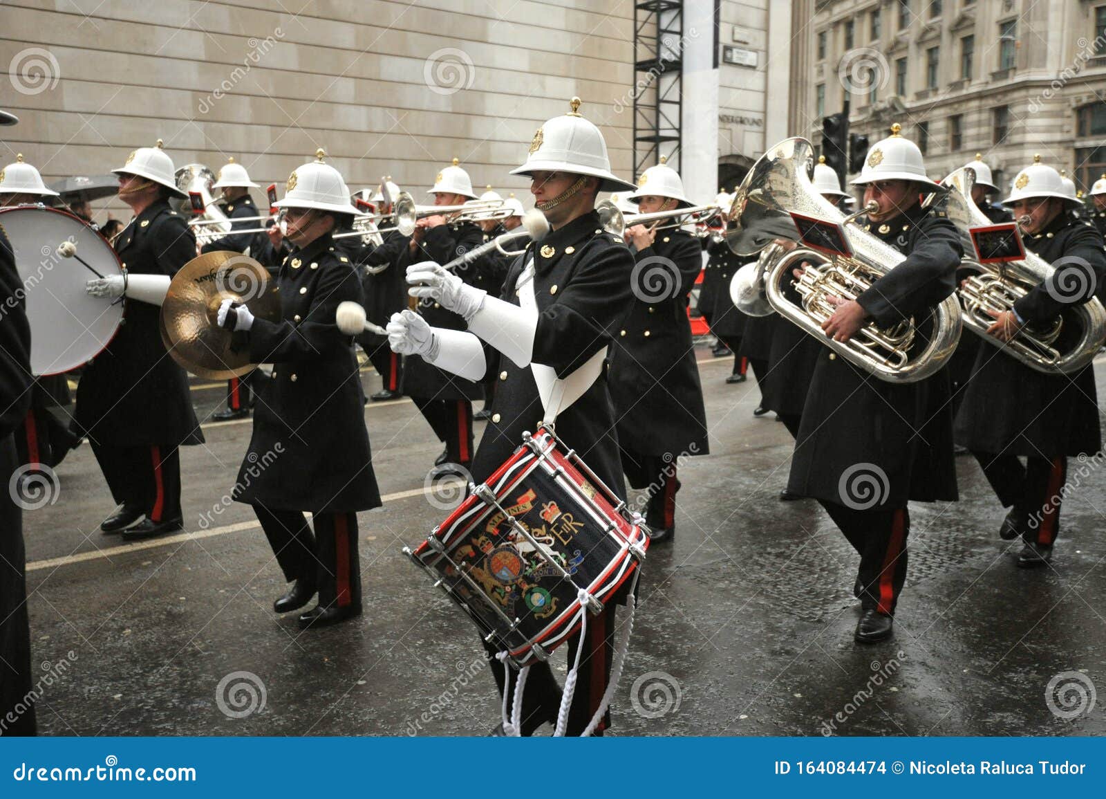 The Lord Mayor Show In London 2022 With Royal Marines The Lord Mayor Show In London 2022 With Royal Marines
