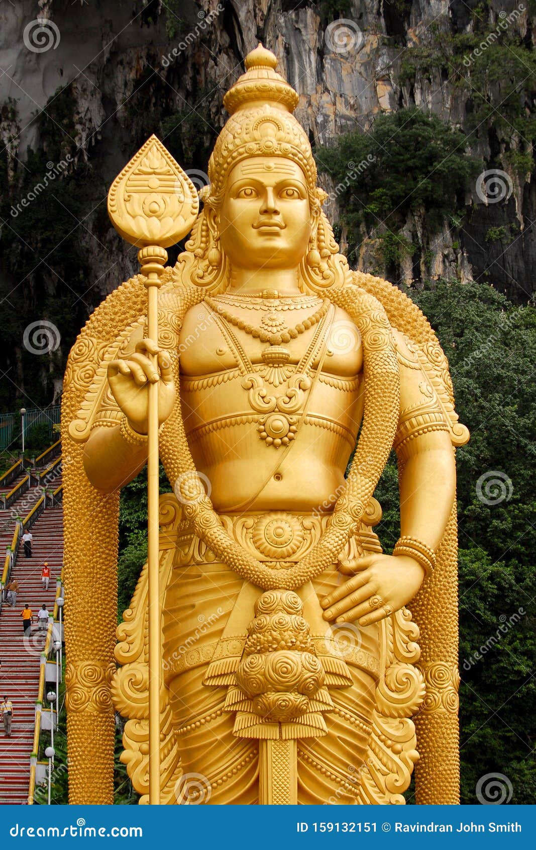 Lord Murugan Statue stock image. Image of distinguishing - 159132151
