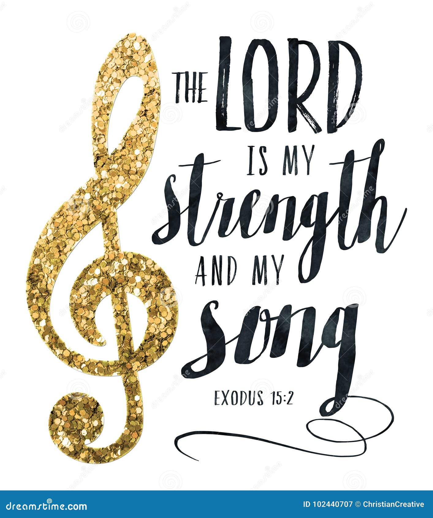 the lord is my strength and my song