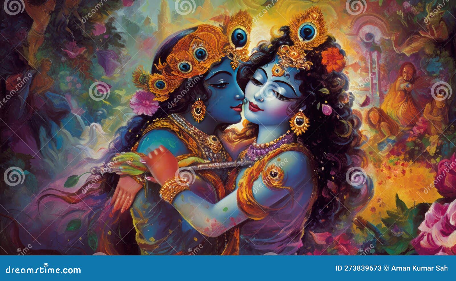 Lord Radha Krishna Are Known For Their Divine Love And Devotion Towards Lord Radha Krishna Are Known For Their Divine Love And Devotion Towards