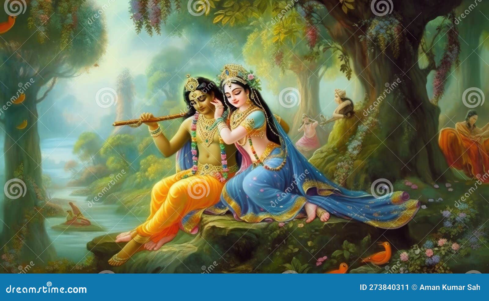 Lord Radha Krishna Are Known For Their Divine Love And Devotion Towards Lord Radha Krishna Are Known For Their Divine Love And Devotion Towards