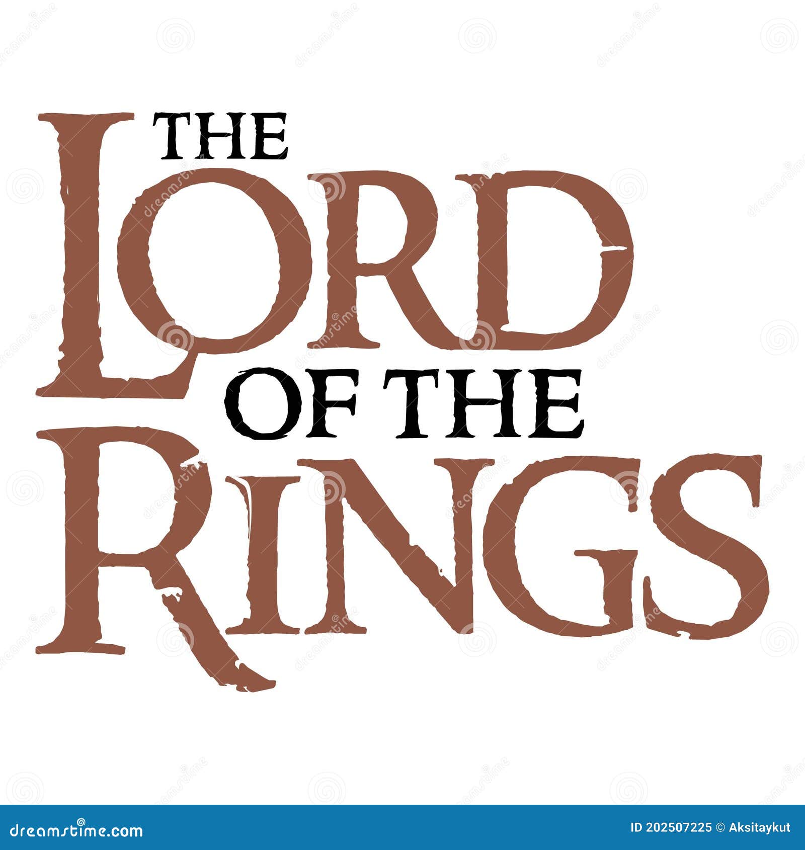 Lord of the Rings Symbol Logo Vector New Editorial Image - Illustration of  eventually, novel: 202507225