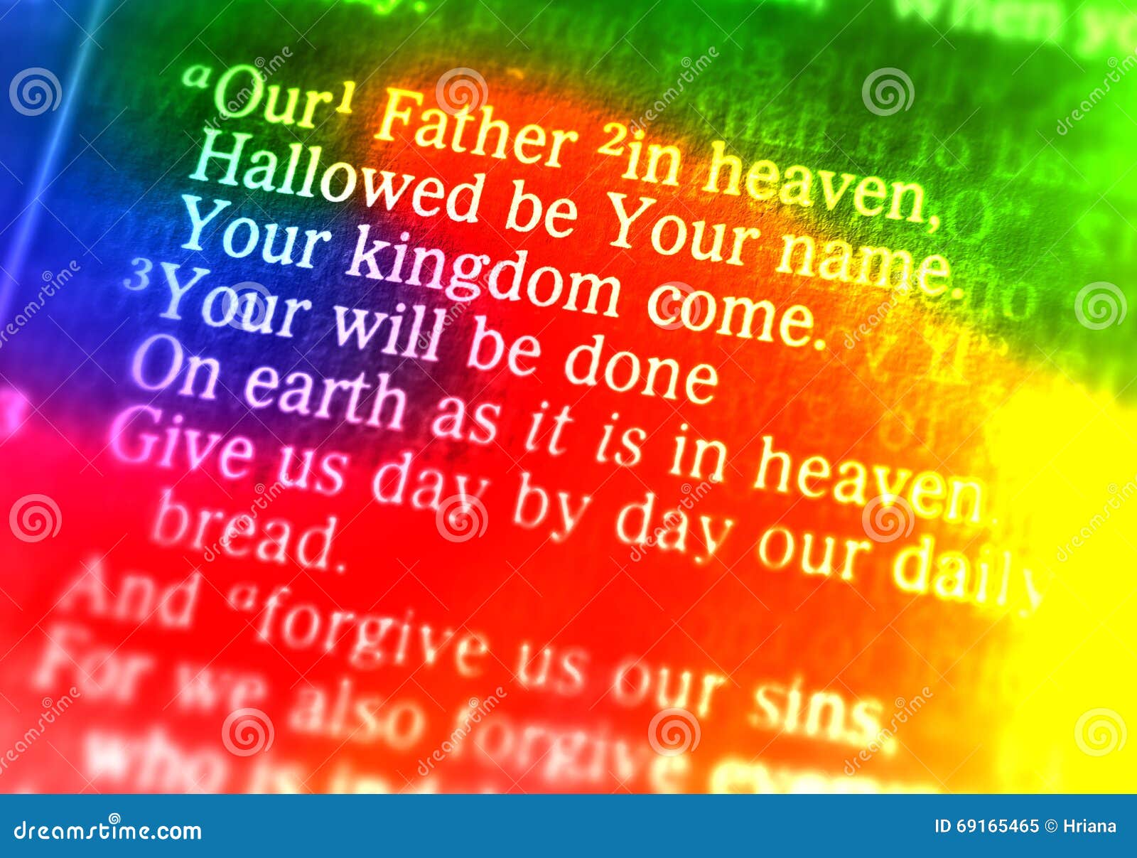 the lord's prayer - our father in heaven