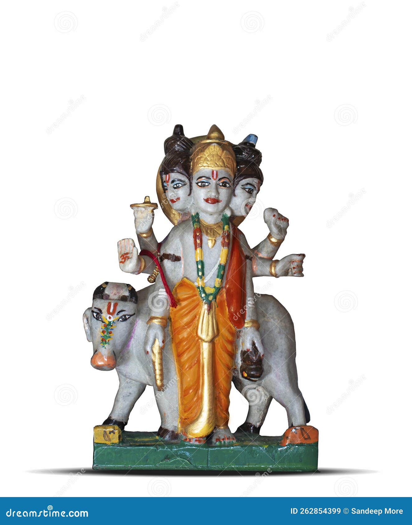 Beautiful Sculpture Of Lord Dattatreya During Ganpati Festival Pune Stock  Photo - Download Image Now - iStock