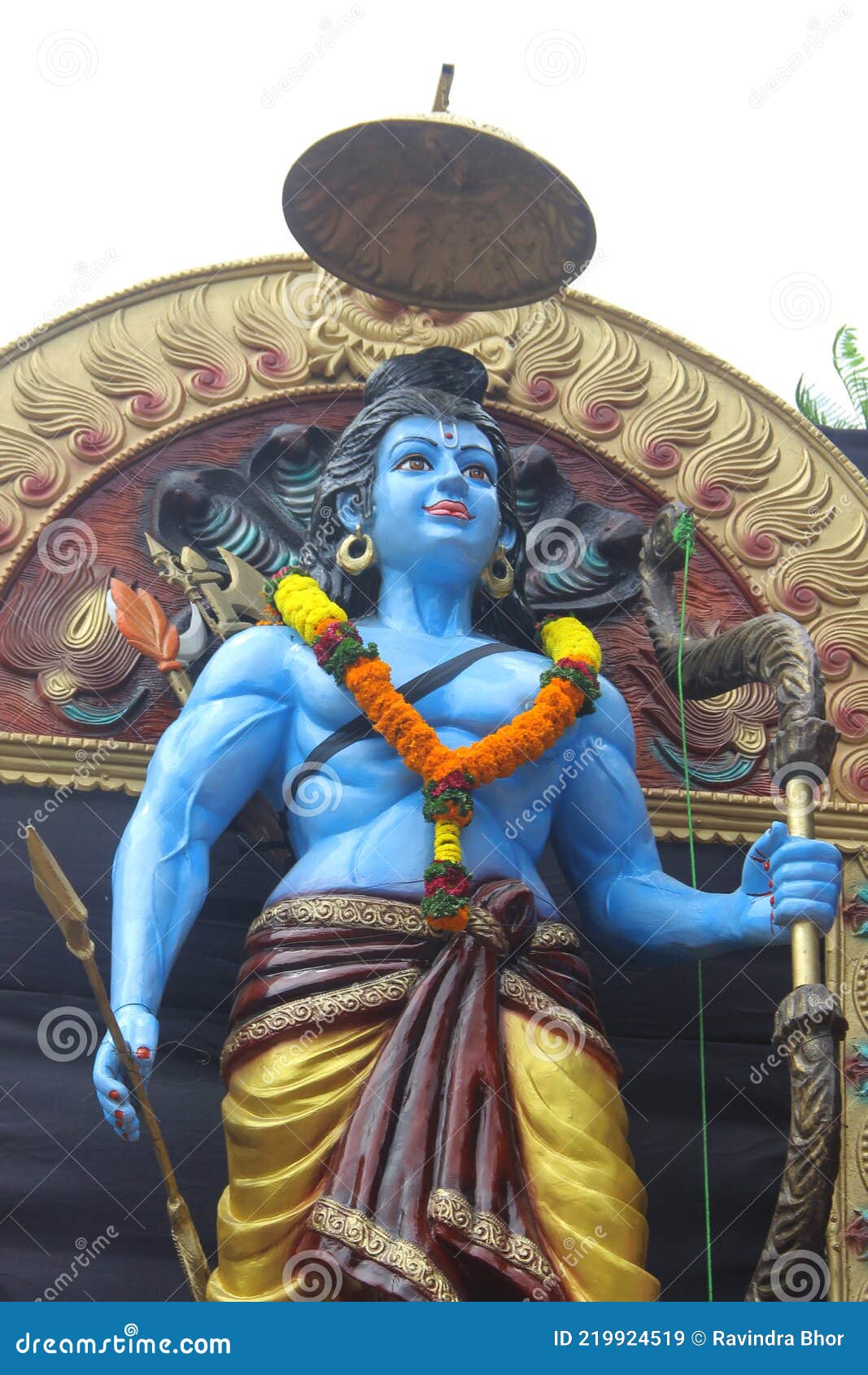 Lord Sri Rama Statue at Shri Rama Shobha Yatra in Pune 2021 Stock ...