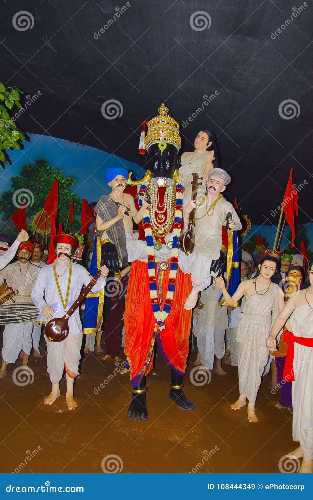 Lord Vithoba and Saint Dnyaneshwar, Saint Namdev, Saint Tukaram ...