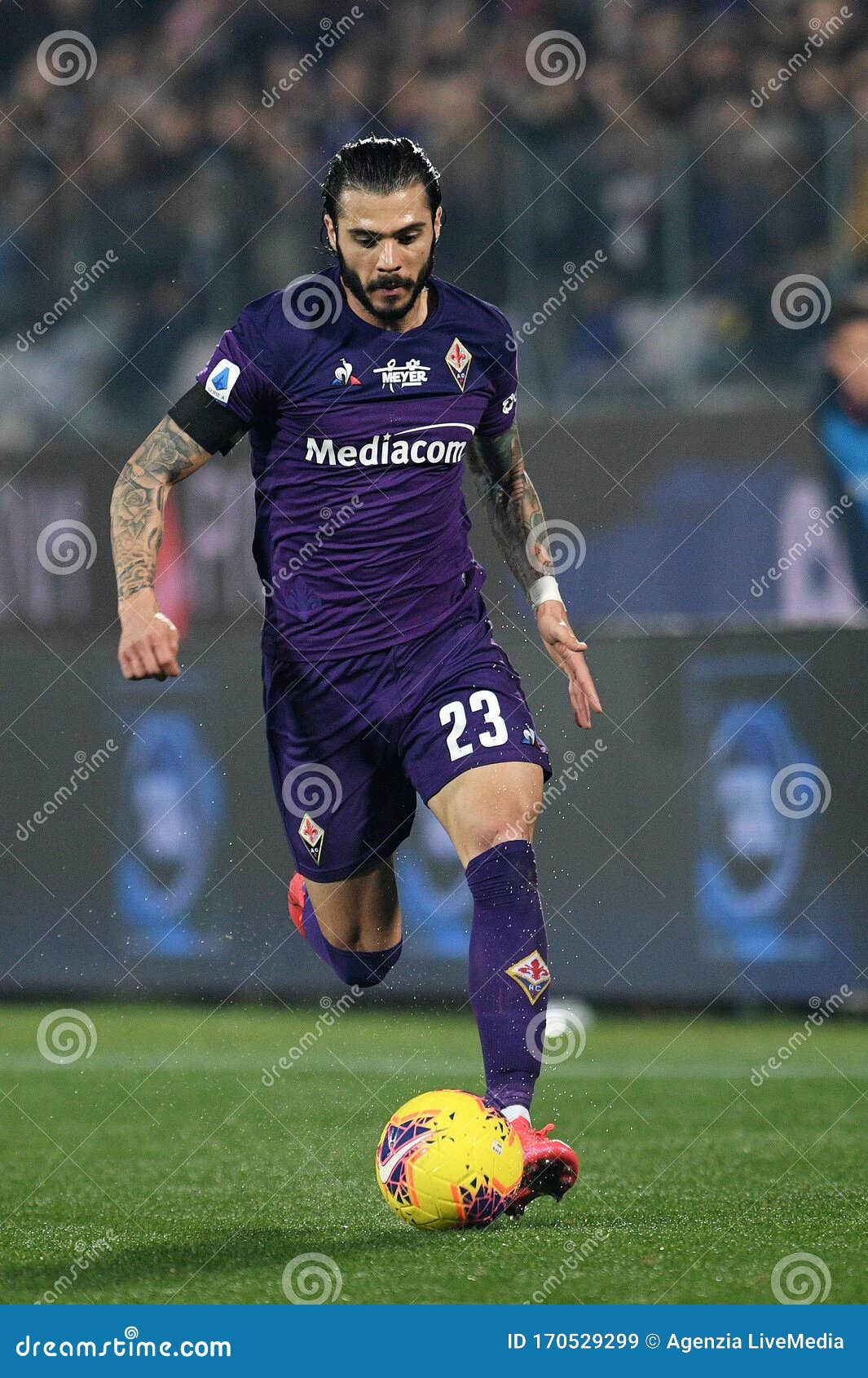 Lorenzo Venuti (Fiorentina) during the italian soccer Serie A