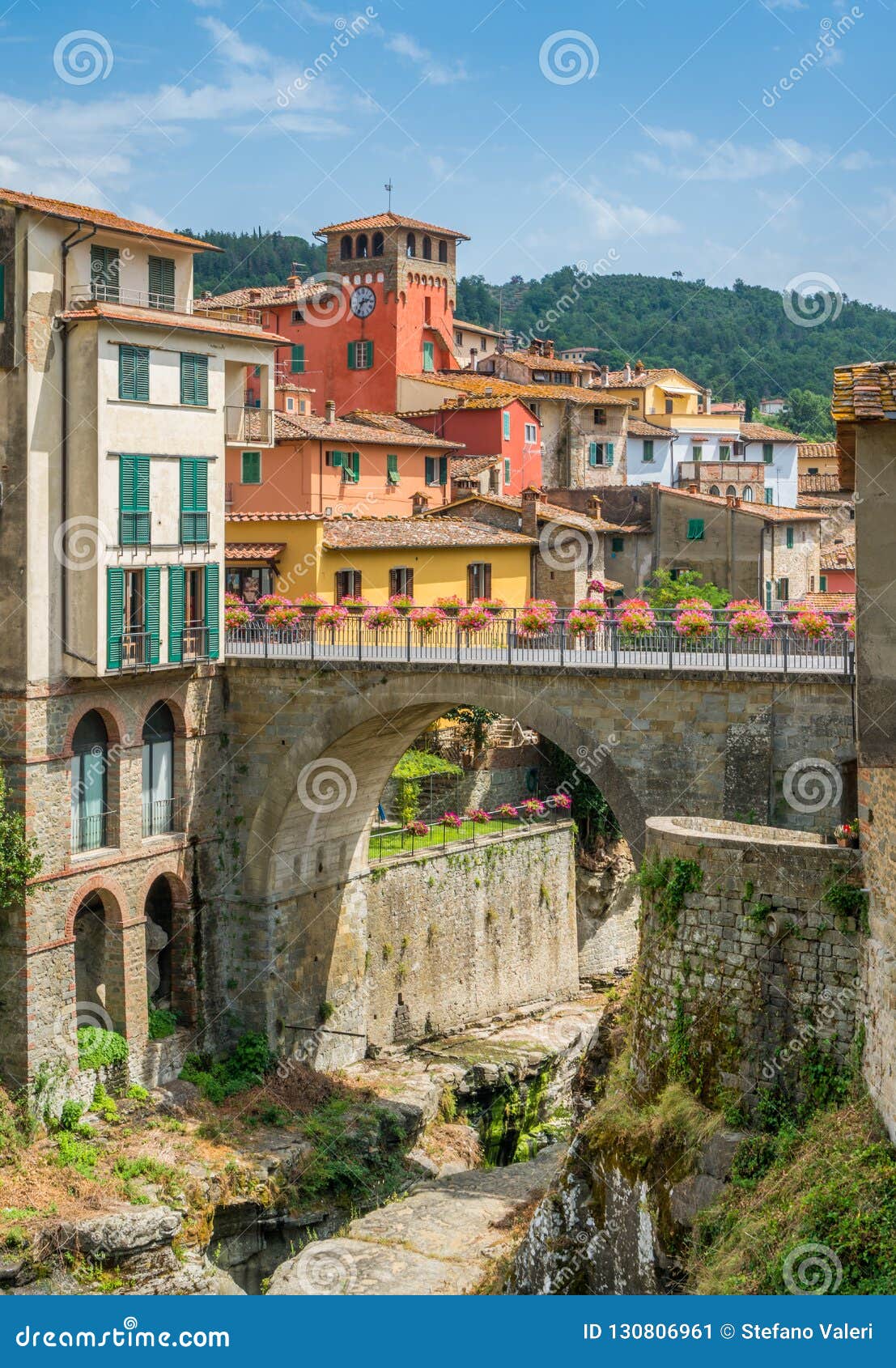 loro ciuffenna, village in the province of arezzo in the italian region tuscany. central italy.