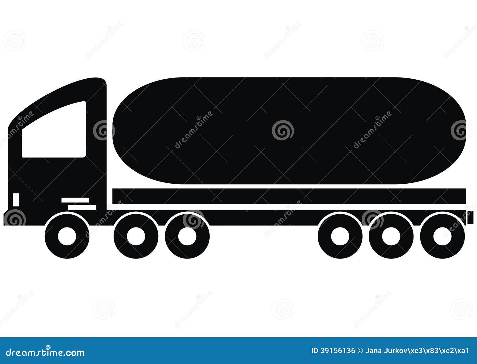 American lorry silhouette stock vector. Illustration of shipping - 40635879