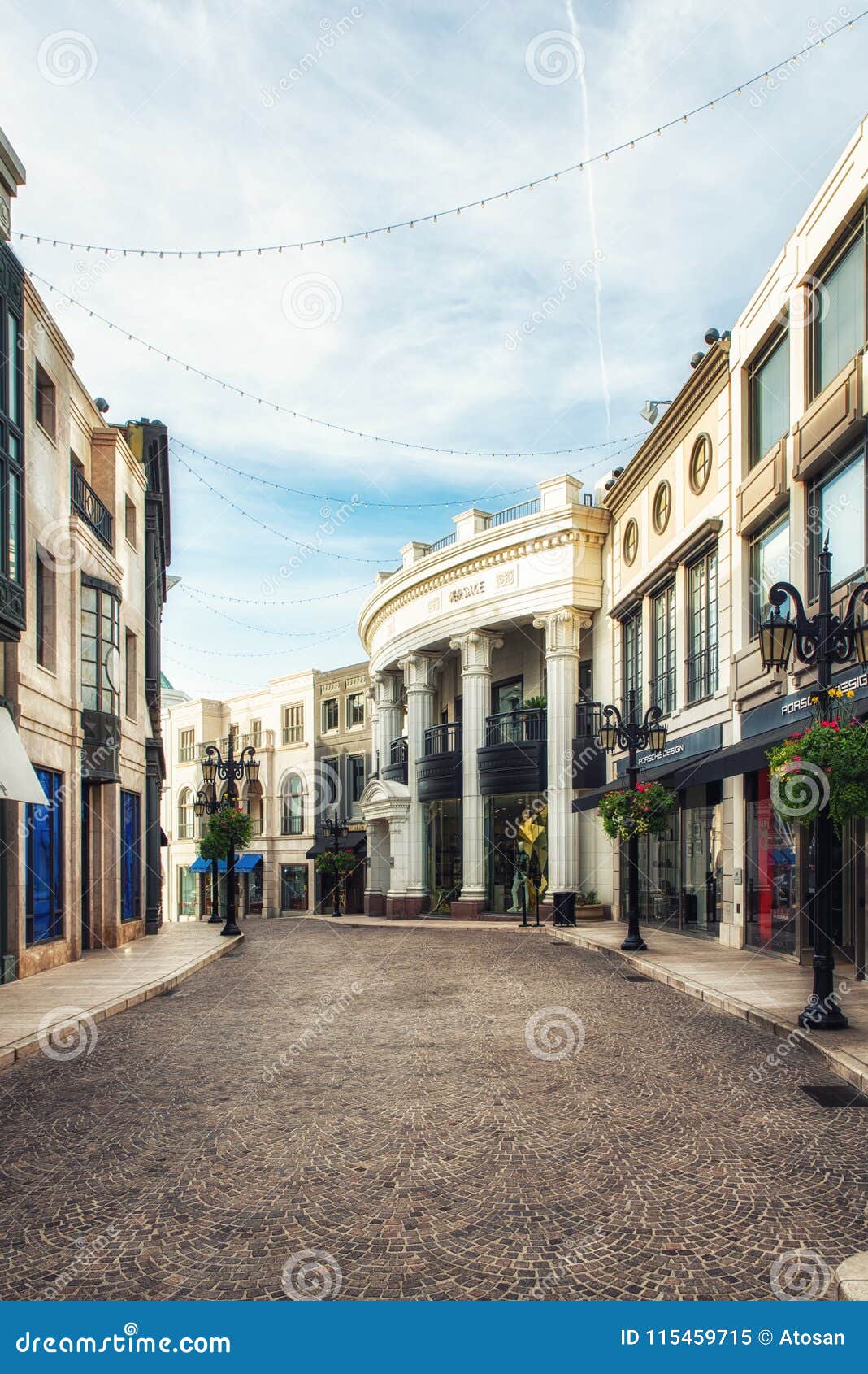 Rodeo drive, Beverly Hills, Los Angeles, California, CA, during