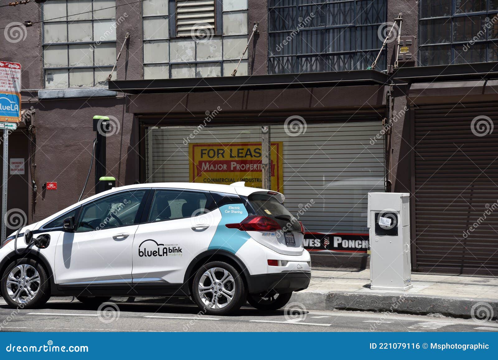 Electric Vehicle Charging editorial photo. Image of angeles 221079116