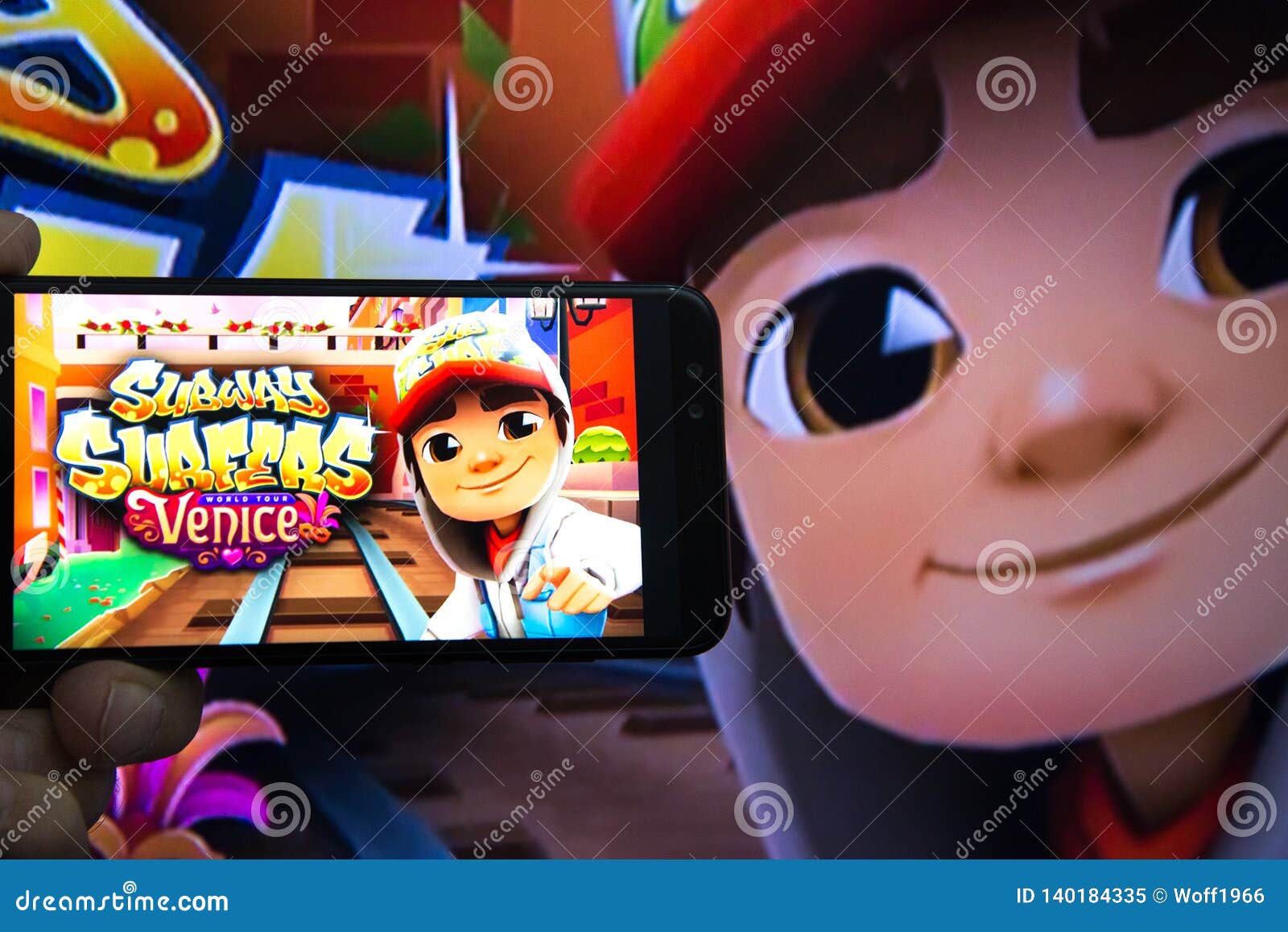 Game My World Tour Subway Surfers Venice online. Play for free