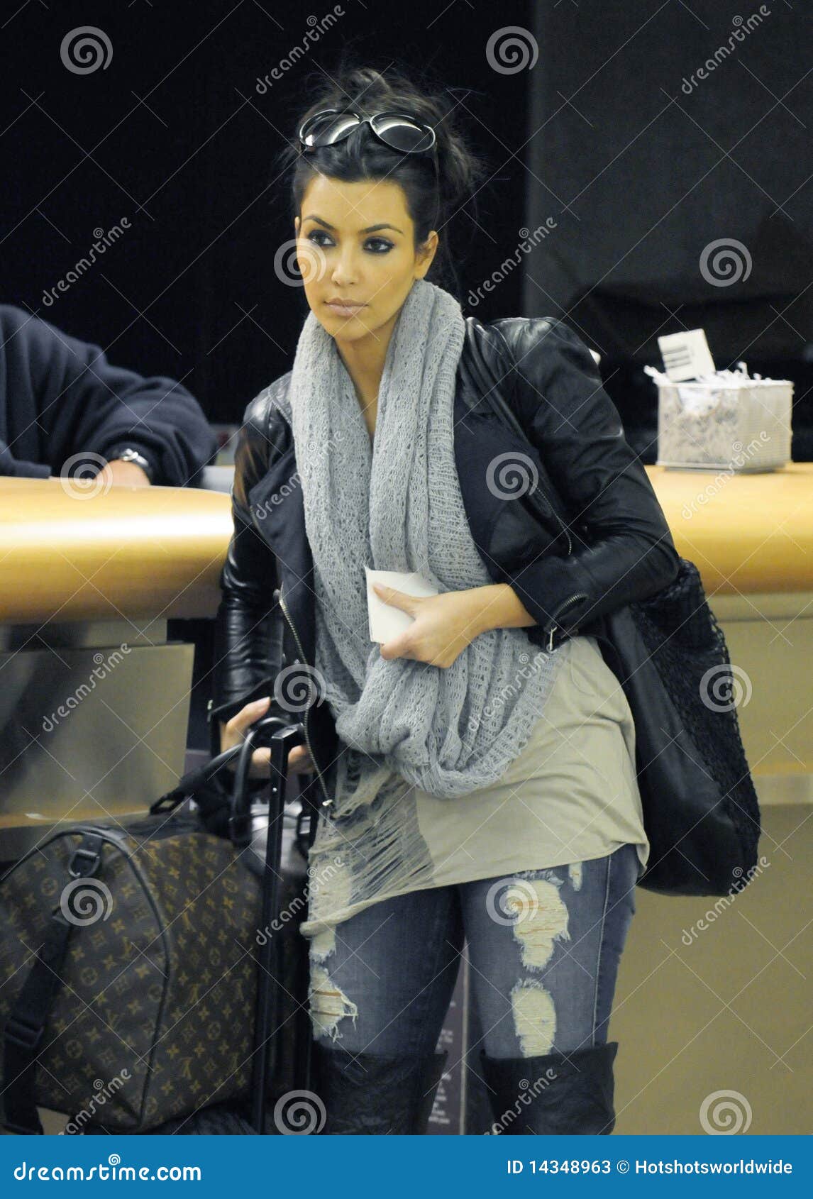 Celebrity Kim Kardashian Lax Airport Stock Photos - Free & Royalty-Free