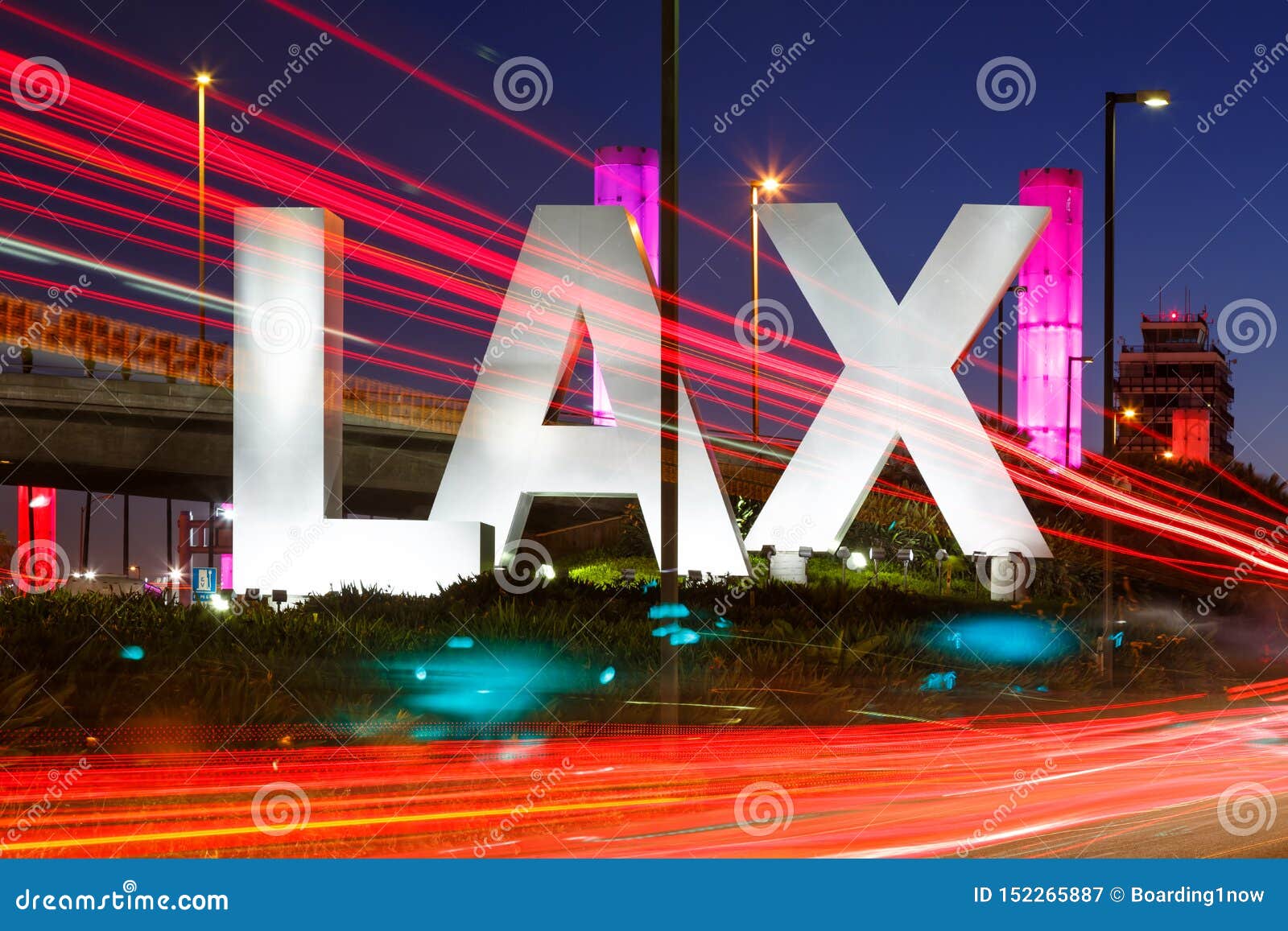 Los Angeles International Airport LAX Logo Sign Editorial Photography ...