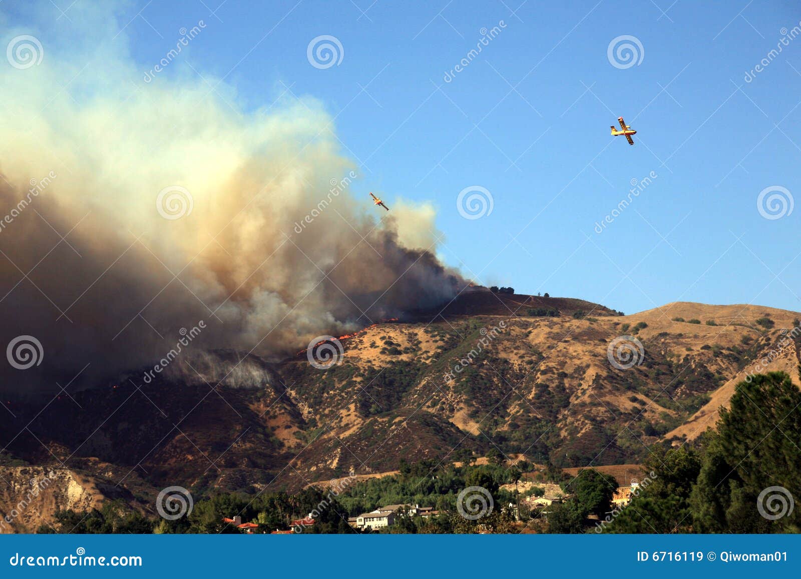 Los Angeles Wildfires stock image. Image of spreading - 6716119 