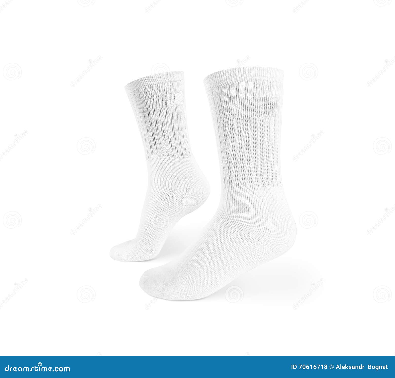 Calcetines Blancos Blanco Diseñan La Maqueta, Aislada, De Recortes Foto de archivo - Imagen de ejemplo, 70616718